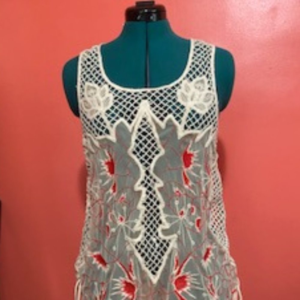 Crochetted summer cover up